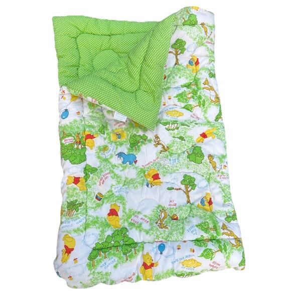 Vintage Disney Winnie The Pooh Blanket Bunting Sleeping Bag Zip Up